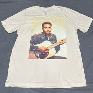 Charley Pride Men’s Natural Color Short Sleeve Graphic Tee Size XL